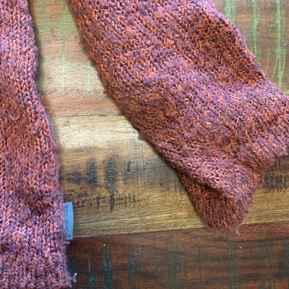 Woolrich Womens XL Zip Pullover Knit Sweater Top Red Orange Large fall Halloween - Picture 4 of 8